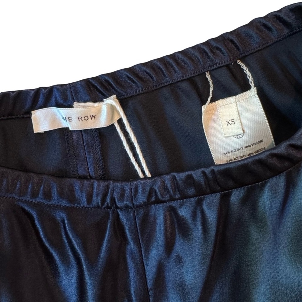 THE ROW SATIN GALA PANTS INDIGO XS NWT - Picture 12 of 12